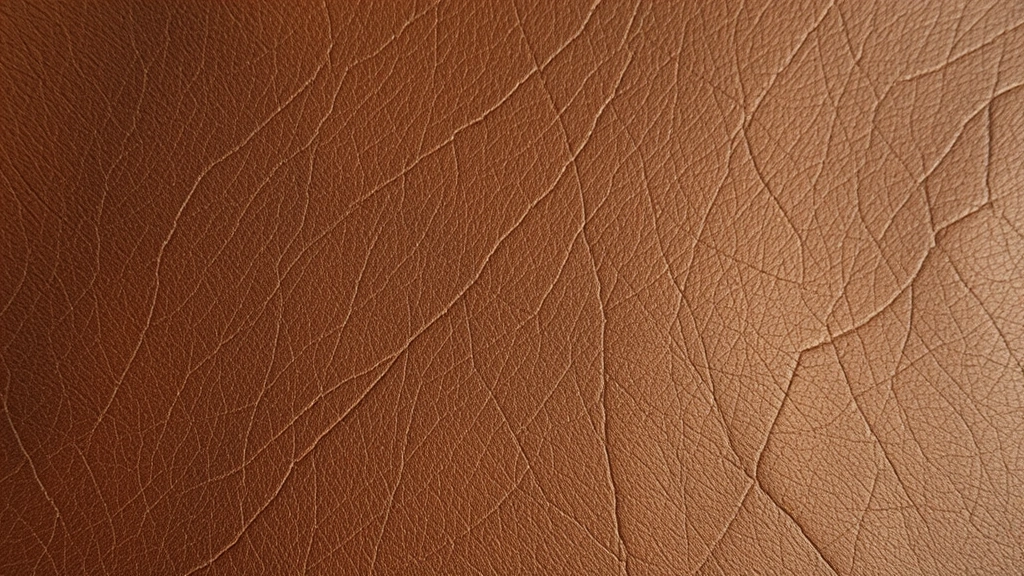 Close-up of premium brown horsehide leather texture showing rich patina, natural grain patterns, and worn edges with authentic aging, soft warm lighting highlighting surface details